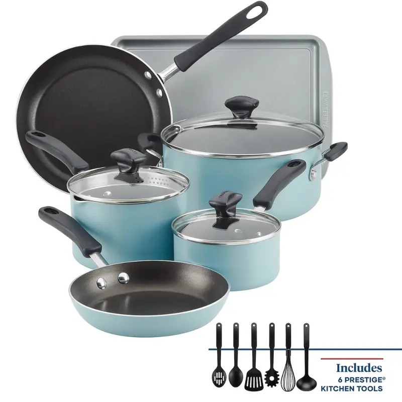 15-Piece Farberware Cookstart Nonstick Cookware Set 1