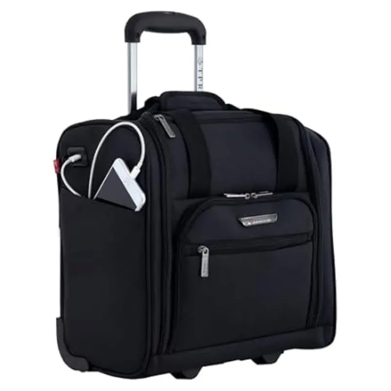 15" Smart Under Seat Carry-On Luggage W/ Usb Charging Port 1