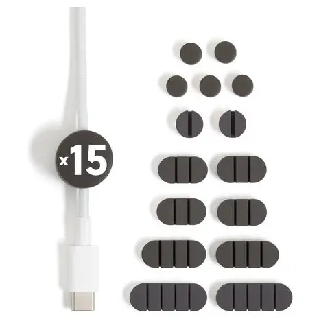 15 U Brands Adhesive Cord Organizers 1