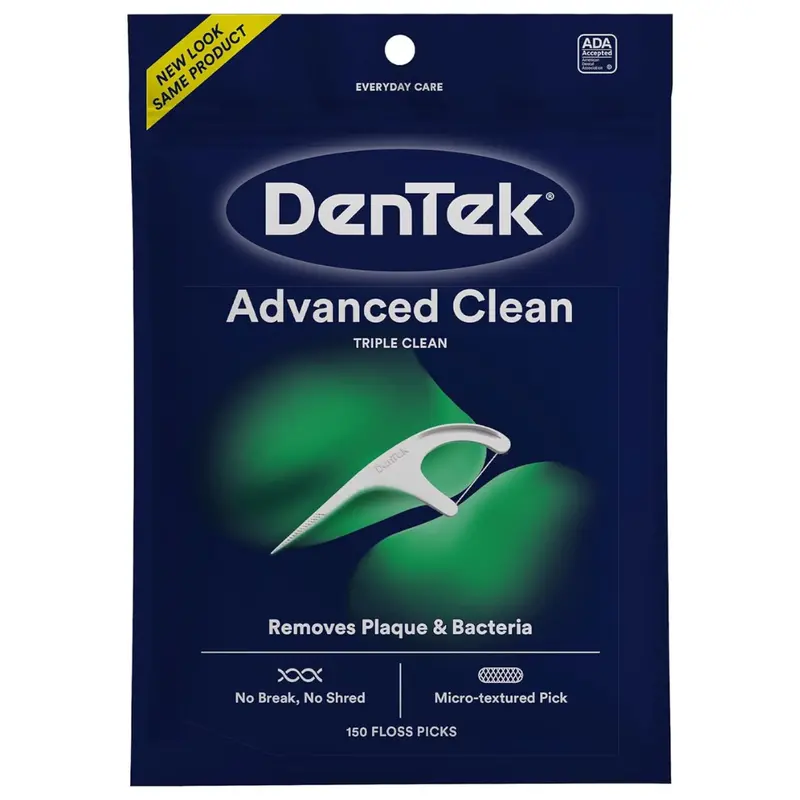 150-Count Dentek Triple Clean Advanced Floss Picks 1