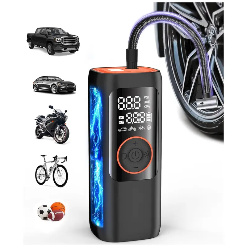 150 Psi Cordless Portable Tire Inflator Air Compressor 1