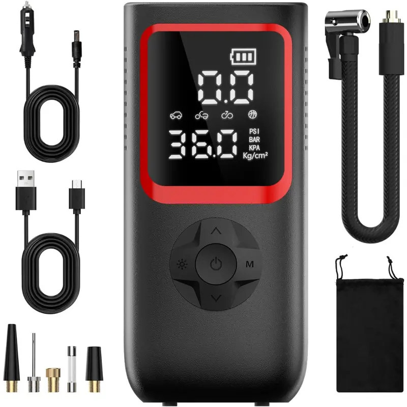 150 Psi Portable Tire Inflator Air Compressor With Digital Pressure Gauge 1