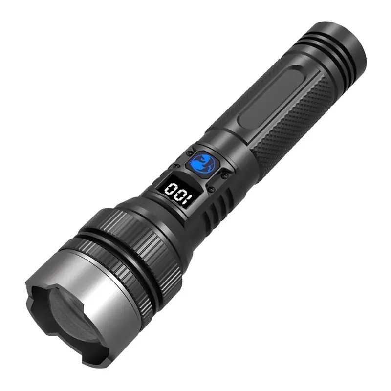 150000 Lumens Super Bright Usb Powerful Flashlight 1