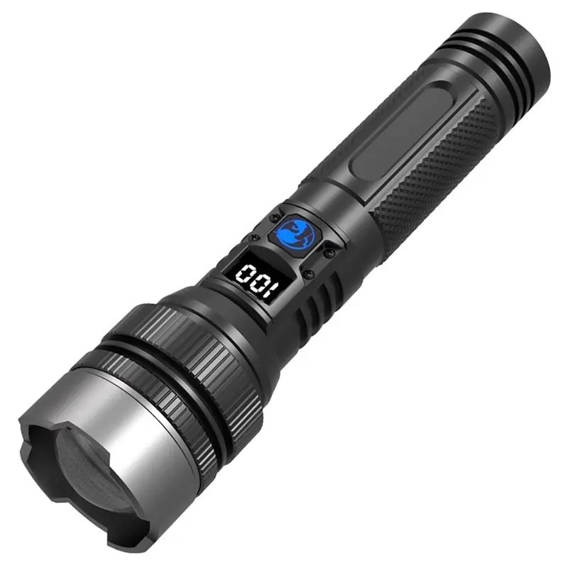 150000 Lumens Super Bright Usb Powerful Flashlight 1