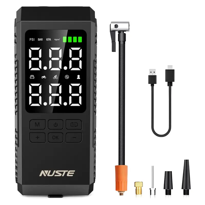 150Psi Car Tire Inflator Portable Air Compressor Pump W/ Led Light 1