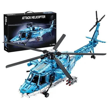 1,521-Piece Military Helicopter Building Blocks Set 1