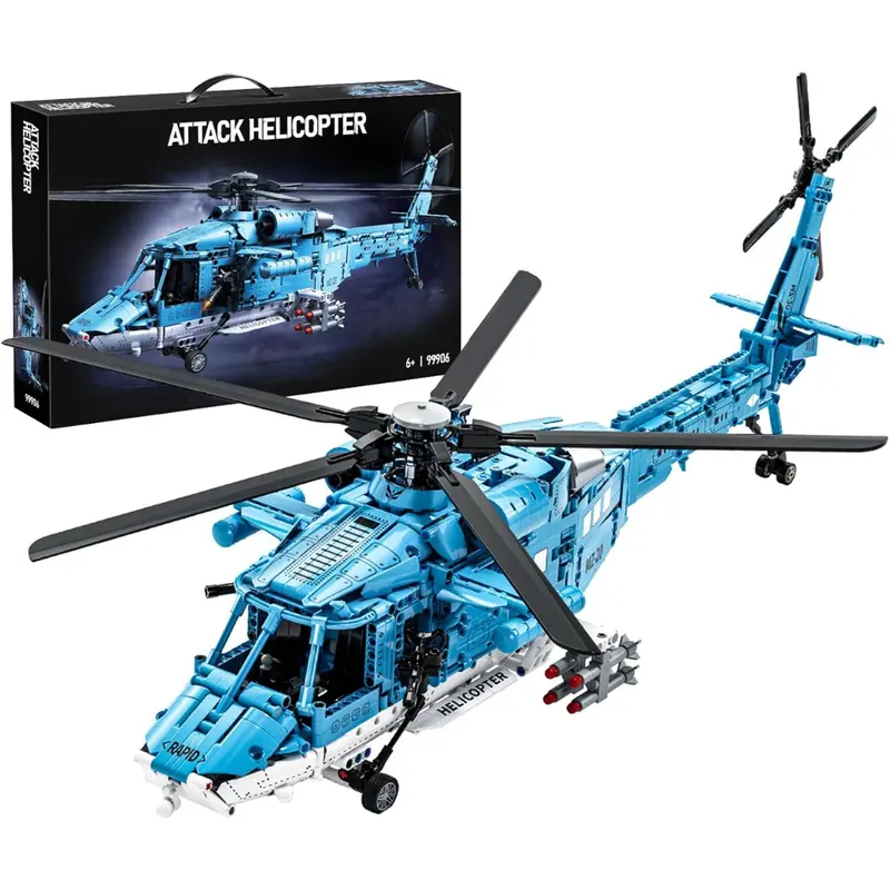 1521-Piece Military Helicopter Building Blocks Set 1