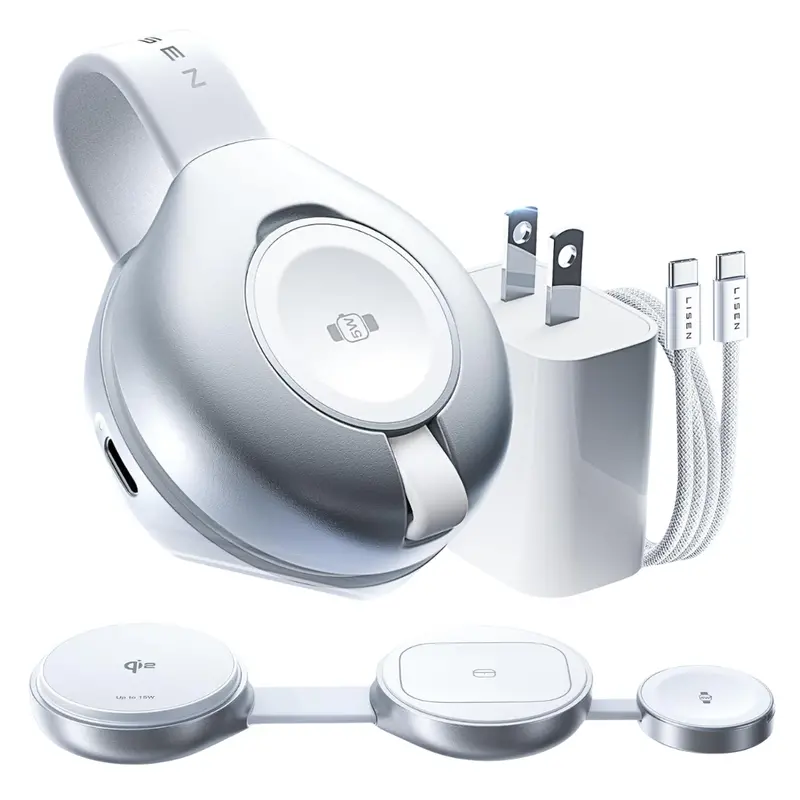 15W Qi2 Magsafe 3-In-1 Wireless Charging Station 1