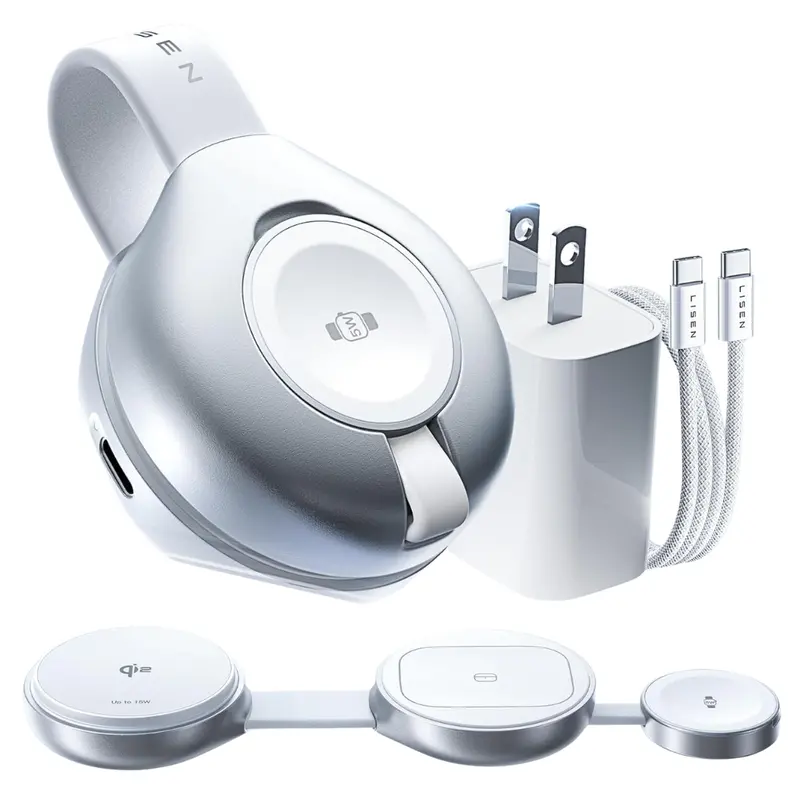 15W Qi2 Magsafe 3-In-1 Wireless Charging Station 1