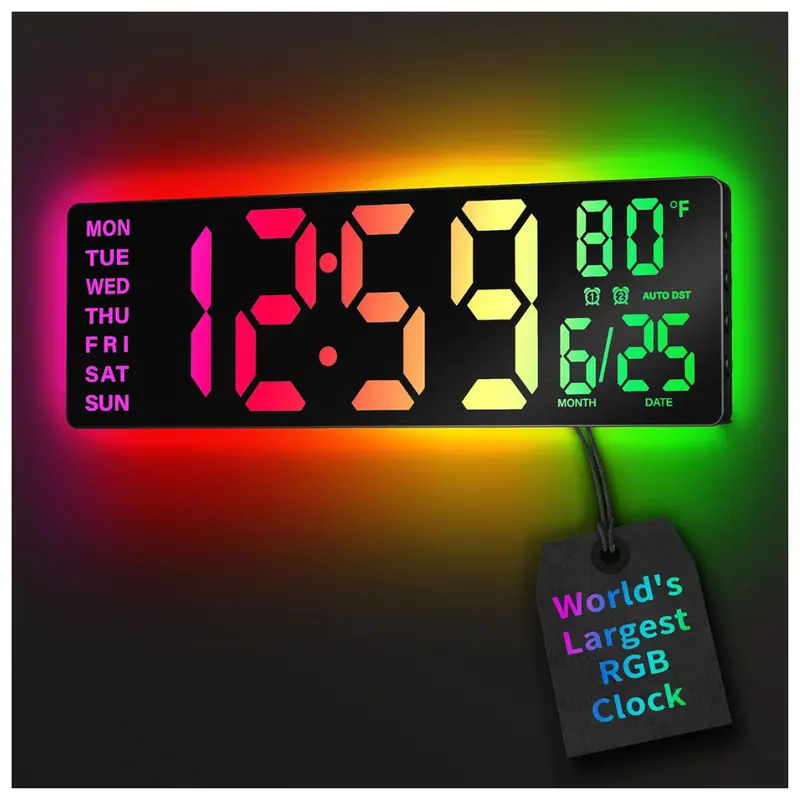 16.5" Large Digital Wall Clock 1