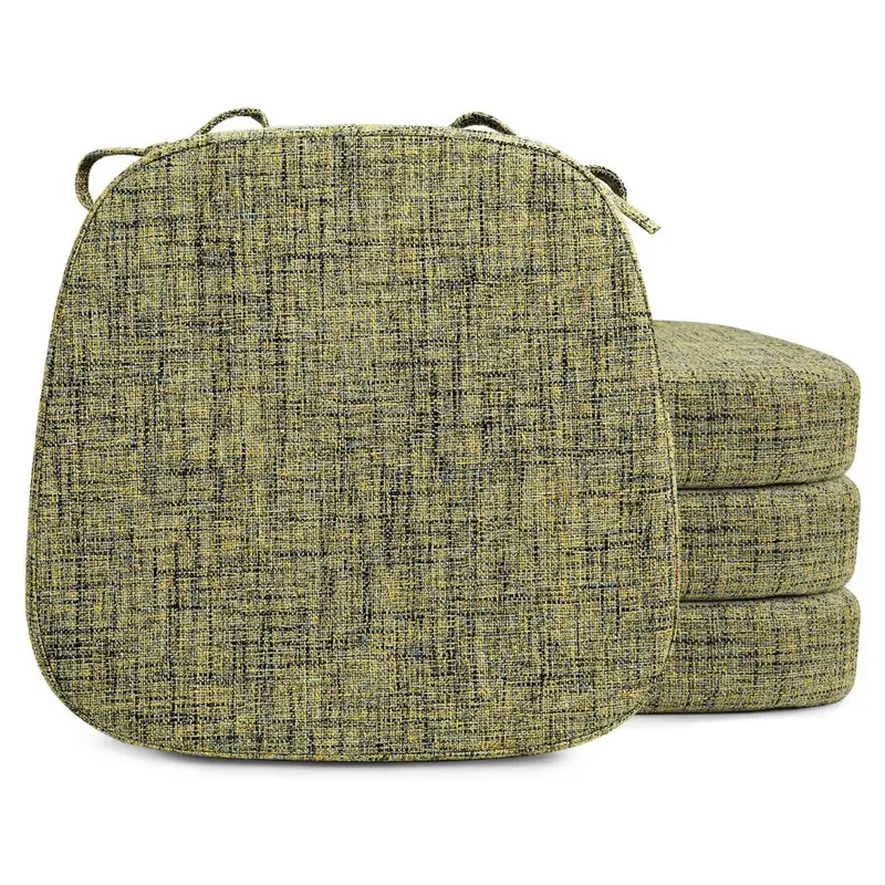 16.5" X 16" Soft Blended Support Foam Non-Slip Indoor Chair Pads W/ Ties 1