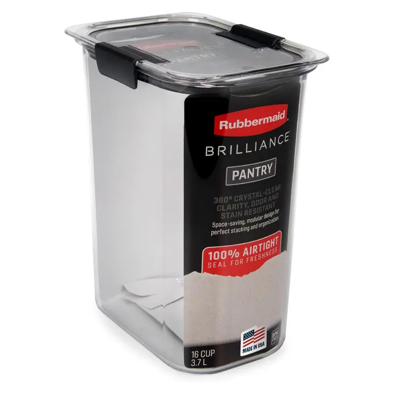 16-Cup Rubbermaid Airtight Food Storage Container W/ Lid 1