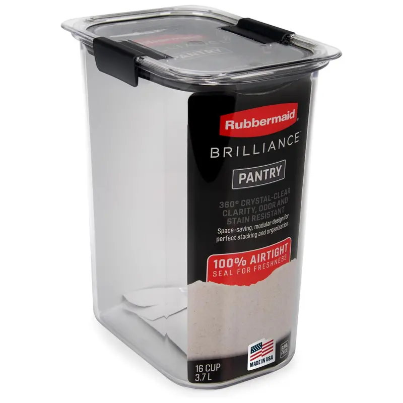 16-Cup Rubbermaid Airtight Food Storage Container W/Lid 1