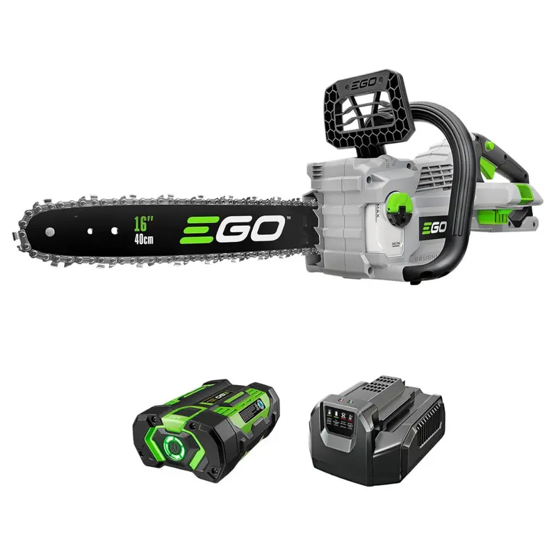 16" Ego Power+ Electric Cordless Chainsaw W/ 56V 2.5Ah Battery & Charger 1