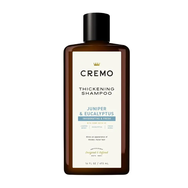 16 Fl Oz Cremo Juniper & Eucalyptus Barber Grade Thickening Shampoo 1