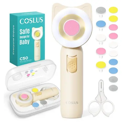 16-In-1 Electric Baby Nail Trimmer With Led Light 1