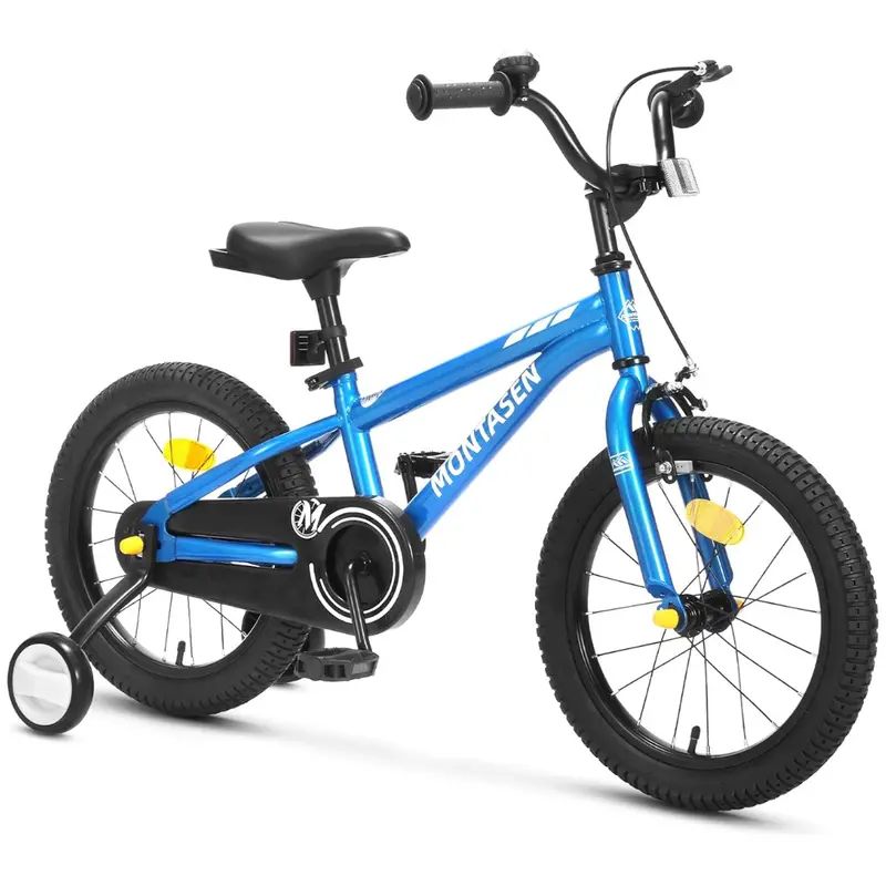 16" Kids Training Wheels Bicycle With Dual Hand & Coaster Brake 1