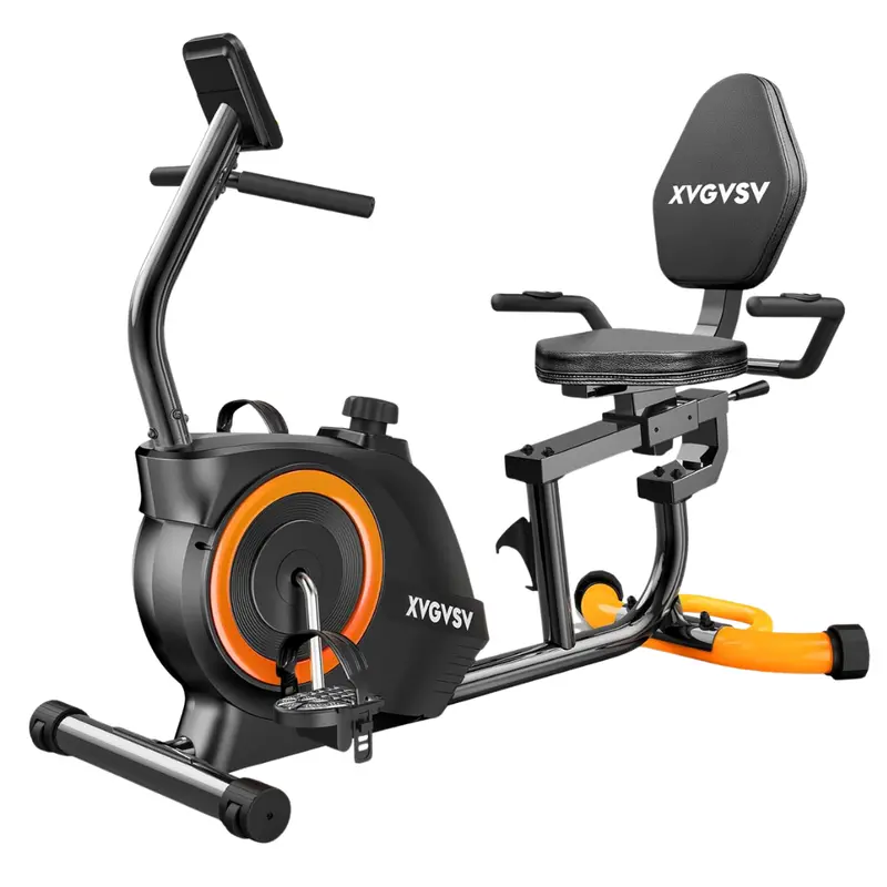16-Level Resistance Exercise Quiet Recumbent Stationary Bikes 1