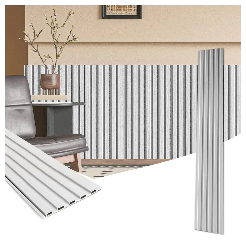 16-Pack 48" X 6" Wpc Wainscoting Panels 1
