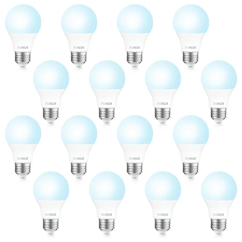 16-Pack Sigalux 60W Equivalent A19 Led Light Bulb 1