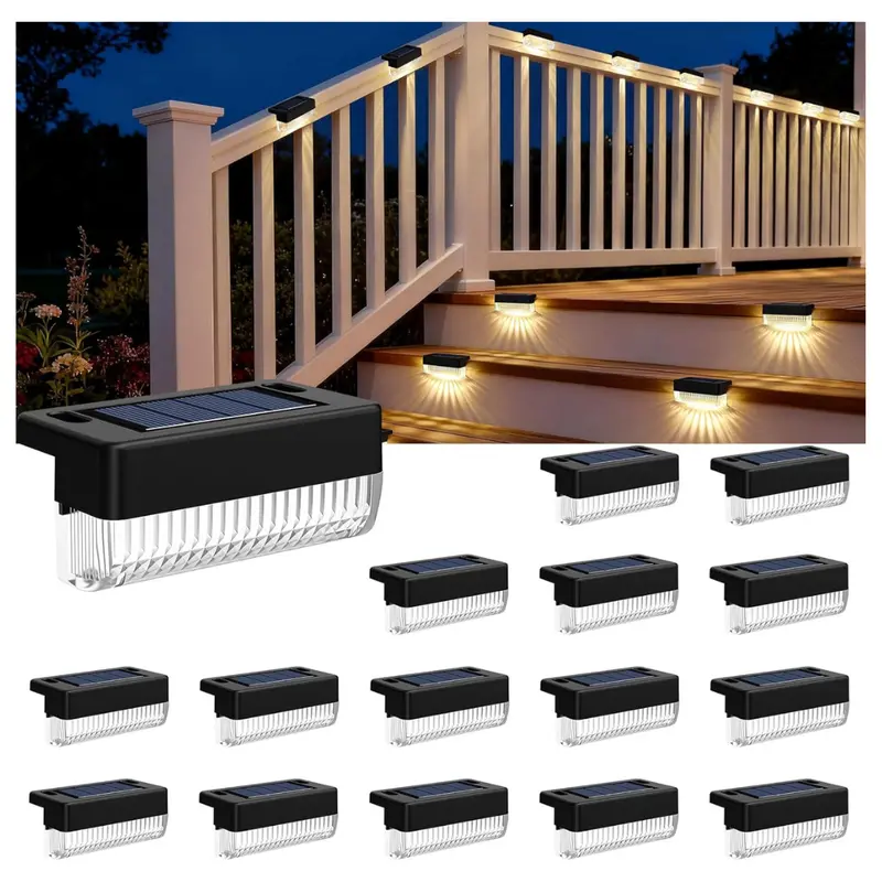 16-Pack Solar Led Deck & Step Lights 1