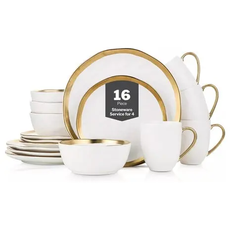 16-Piece Stone Lain Florian Dish Set 1