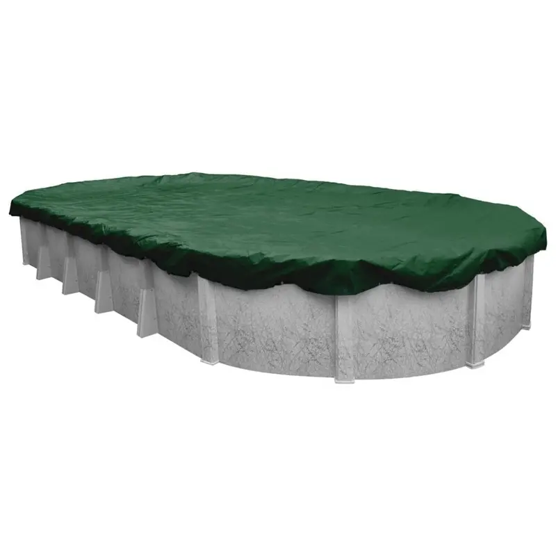 16 X 25 Ft Professional Teal Winter Oval Pool Cover 1