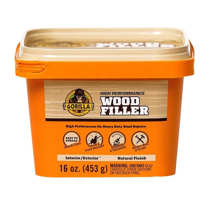 16Oz Gorilla All Purpose Interior/Exterior Wood Filler Repair 1