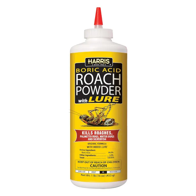 16Oz. Harris Boric Acid Roach And Silverfish Killer Powder 1