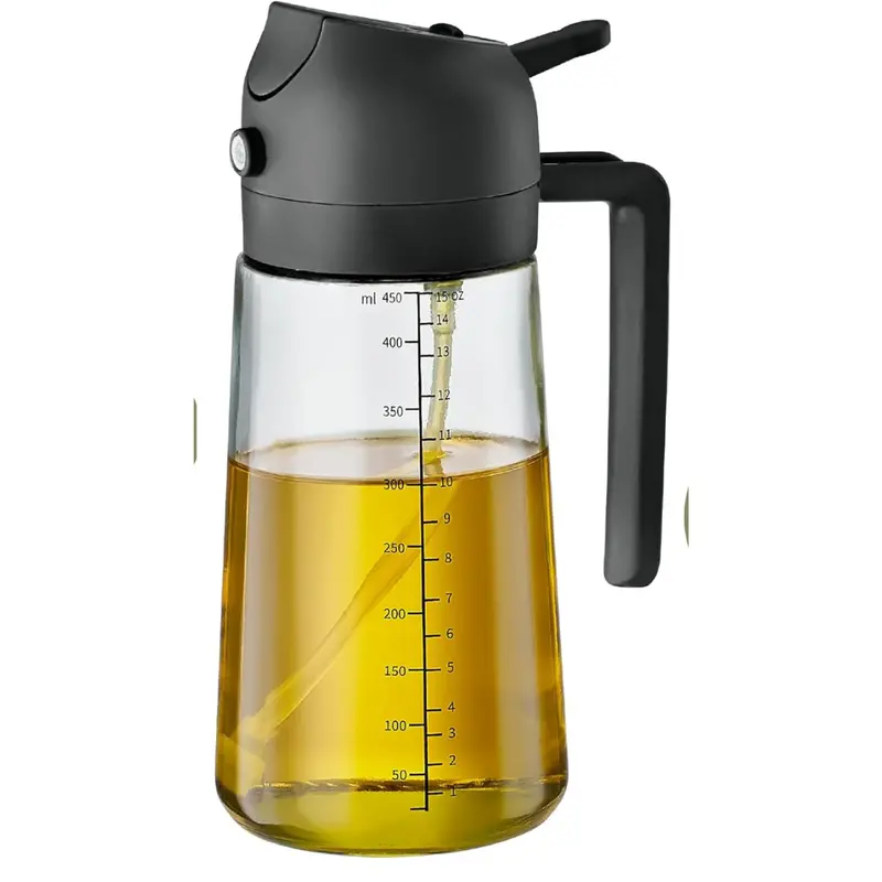 16Oz Olive Oil Sprayer & Dispenser With Measurement Marks (3 Colors) 1