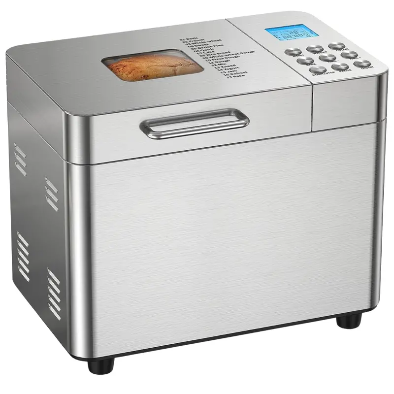 17-In-1 Osipoto 2Lb Automatic Stainless Steel Bread Maker Machine 1