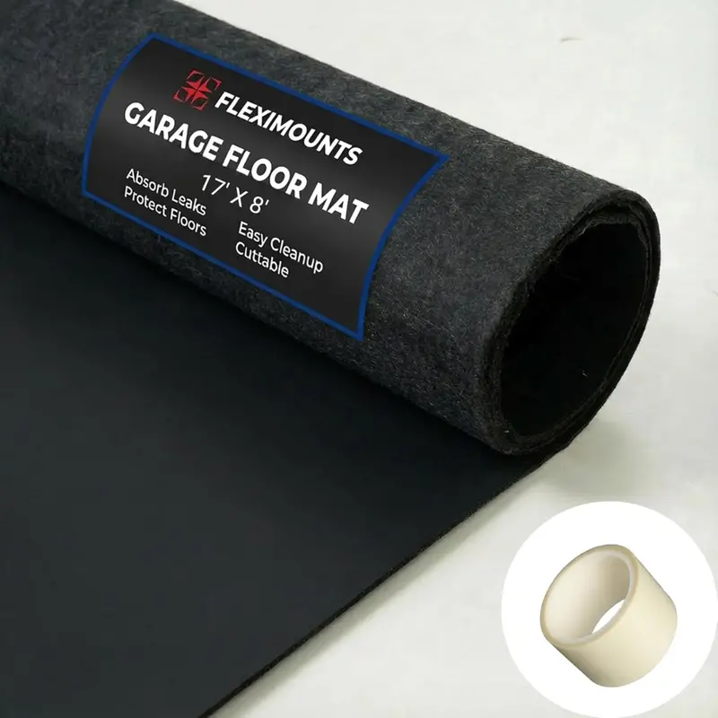 17' X 8' Fleximounts Waterproof Garage Floor Mat 1
