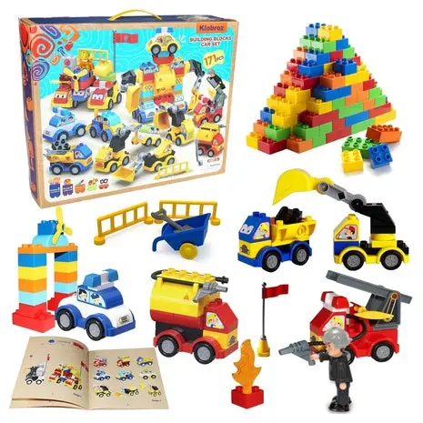 171-Piece Toddler Building Blocks Car Set 1