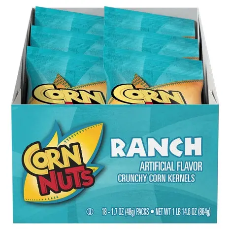 18 Bags Ranch Flavored Corn Nuts 1