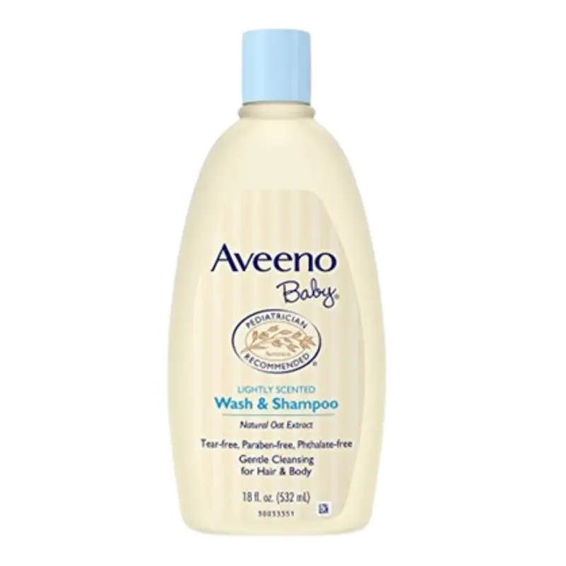 18 Oz Aveeno Baby Daily Moisture Gentle Body Wash & Shampoo 1