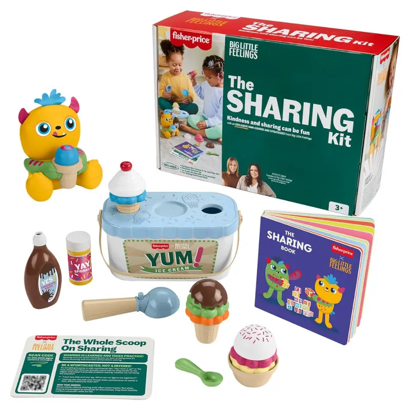 18-Piece Fisher-Price Toddler Big Little Feelings Sharing Activity Kit 1