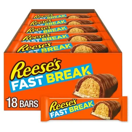 18 Reese’S Fast Break Candy Bars (Ou-D) 1