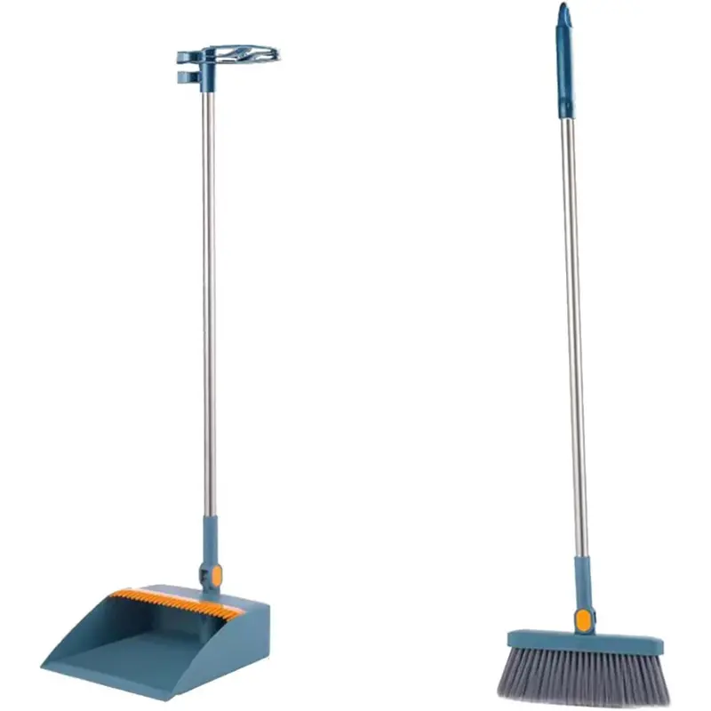 180º Rotatable Brooms And Dustpan Set 1