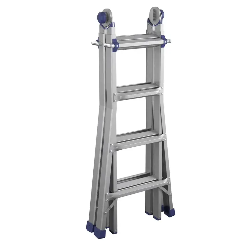 18Ft 300 Lb Reach Height Aluminum Multi-Position Ladder 1