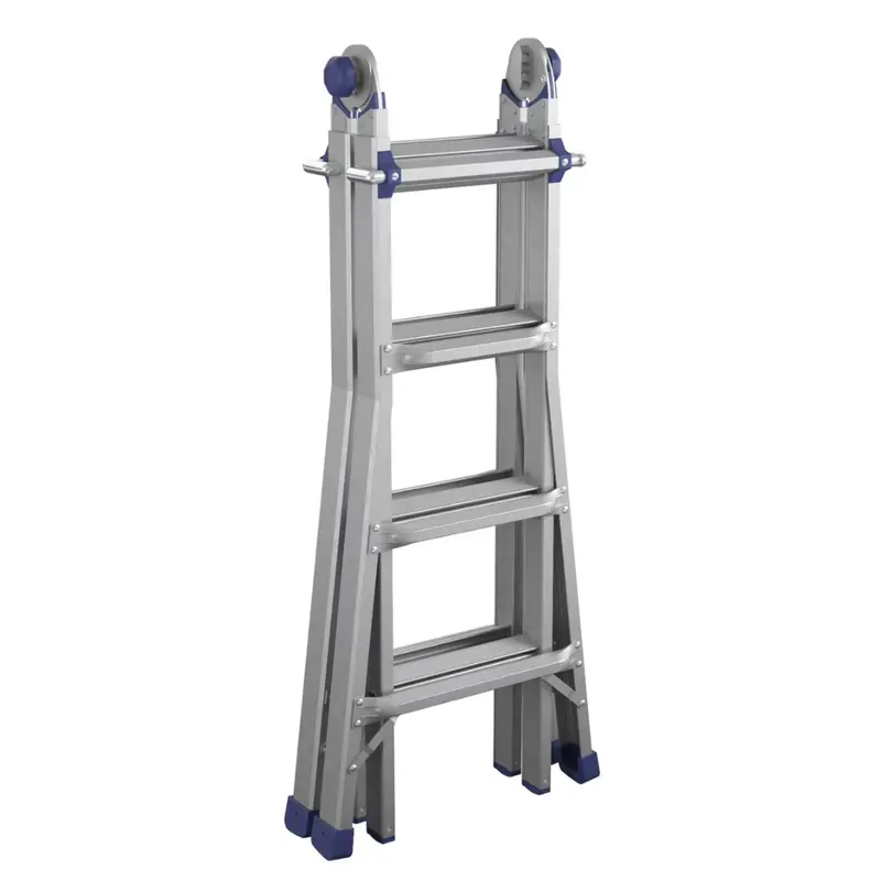 18Ft 300 Lb Reach Height Aluminum Multi-Position Ladder 1