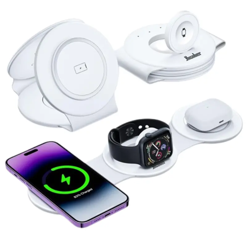 18W Hicober 3-In-1 Wireless Magnetic Foldable Charger 1