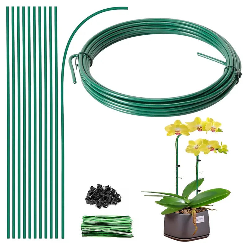 19.5 Ft Cuttable Bendable Plant Stakes Roll 1