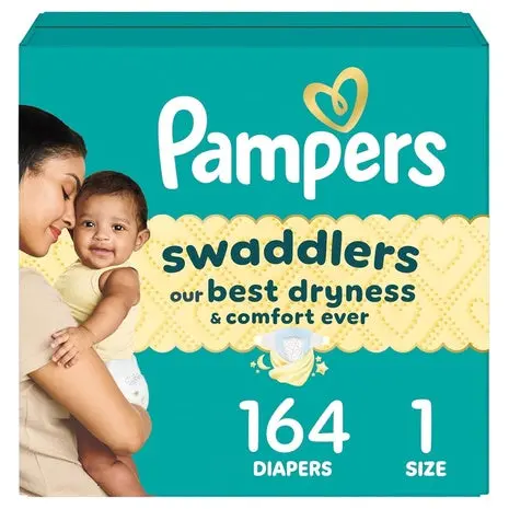 198 Size 1 Pampers Swaddlers Diapers 1