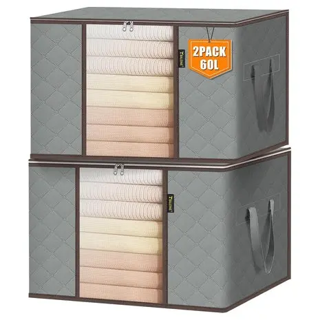 2 16-Gallon Storage Bags With Reinforced Handle 1