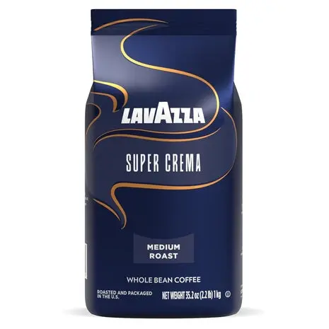 2.2 Lb Lavazza Super Crema Whole Bean Espresso Coffee 1