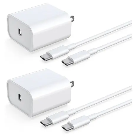 2 33W Usb-C Fast Chargers With Cables 1