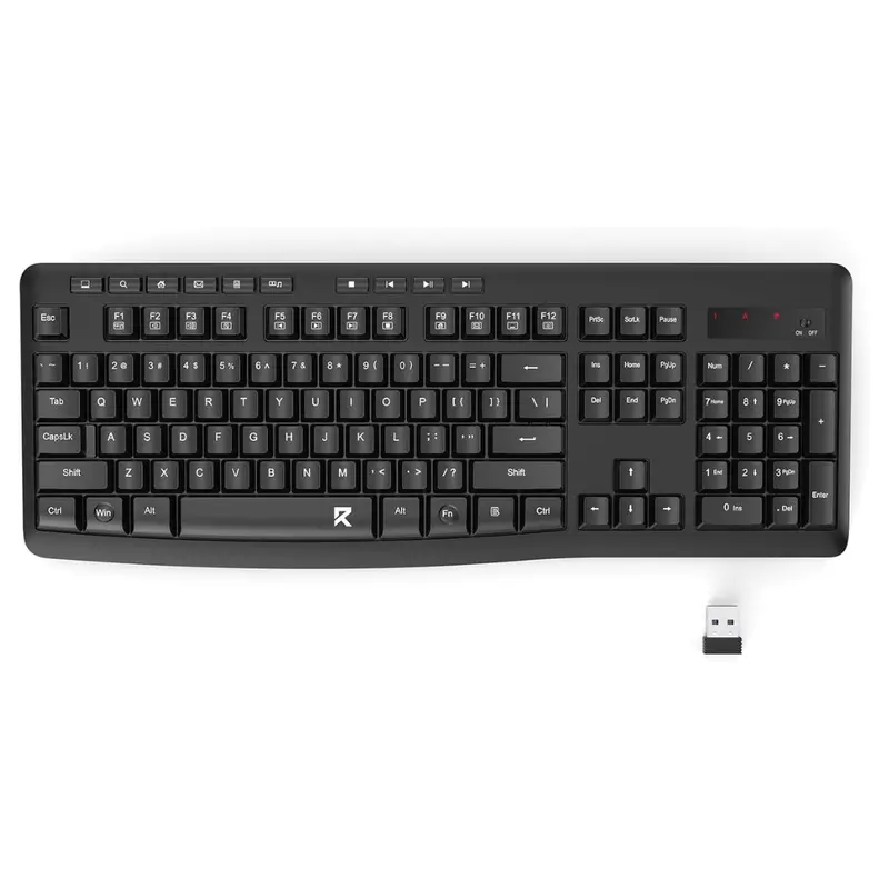 2.4G Full-Sized Wireless Ergonomic Keyboard 1