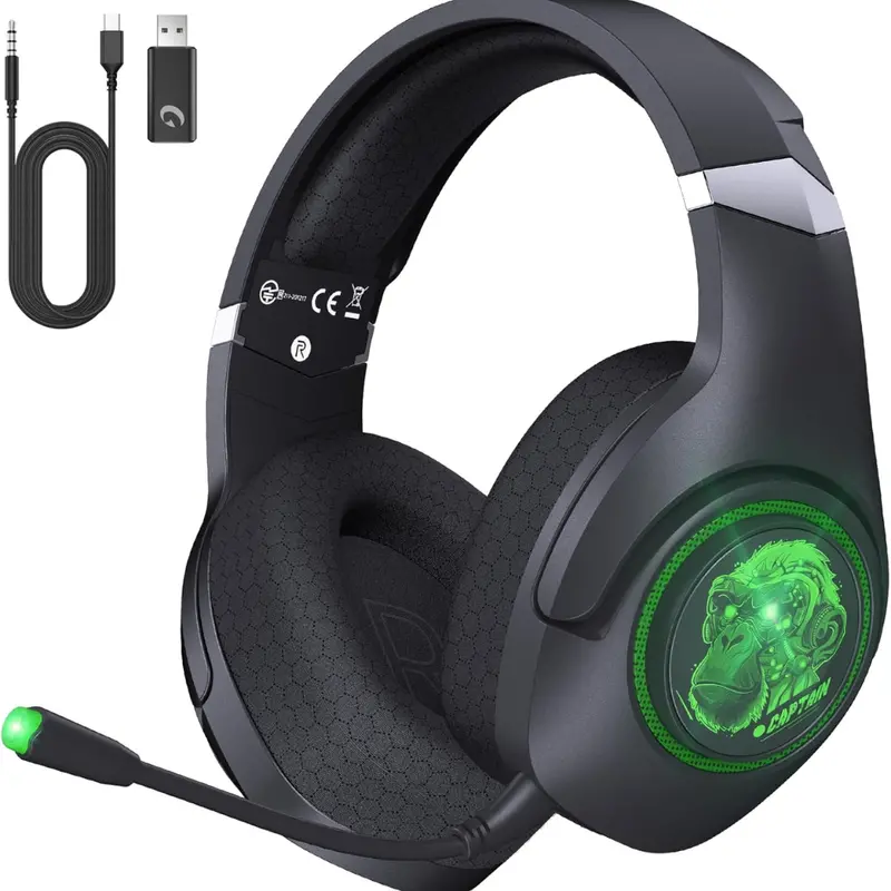 2.4Ghz Wireless 40H Playtime Gaming Headphone 1