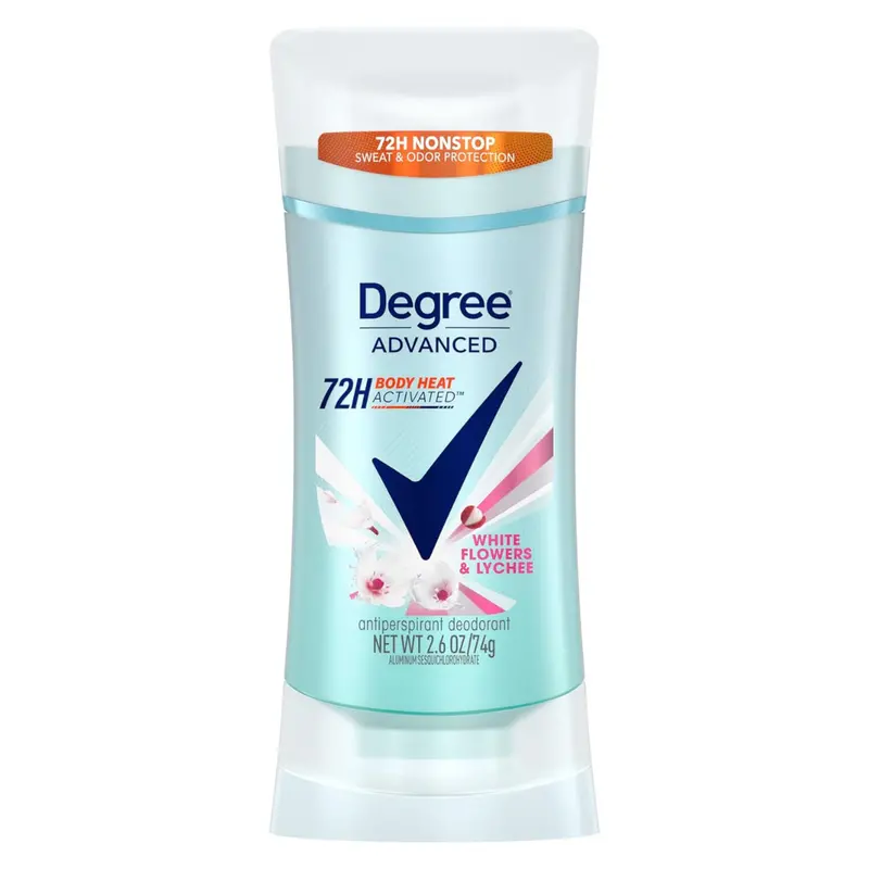 2.6-Oz Degree Women's Advanced Antiperspirant Deodorant (White Flowers & Lychee) 1