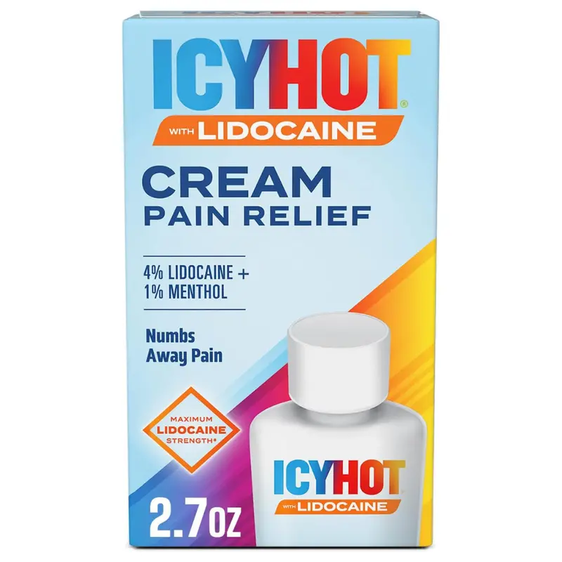 2.7 Ounces Icy Hot Max Strength Pain Relief Cream With Lidocaine Plus Menthol 1